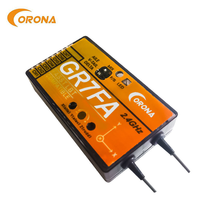 Radio Futaba 2.4 Ghz Fasst Receiver Gyro Function Rc Motorcycle Drone Corona GR7FA